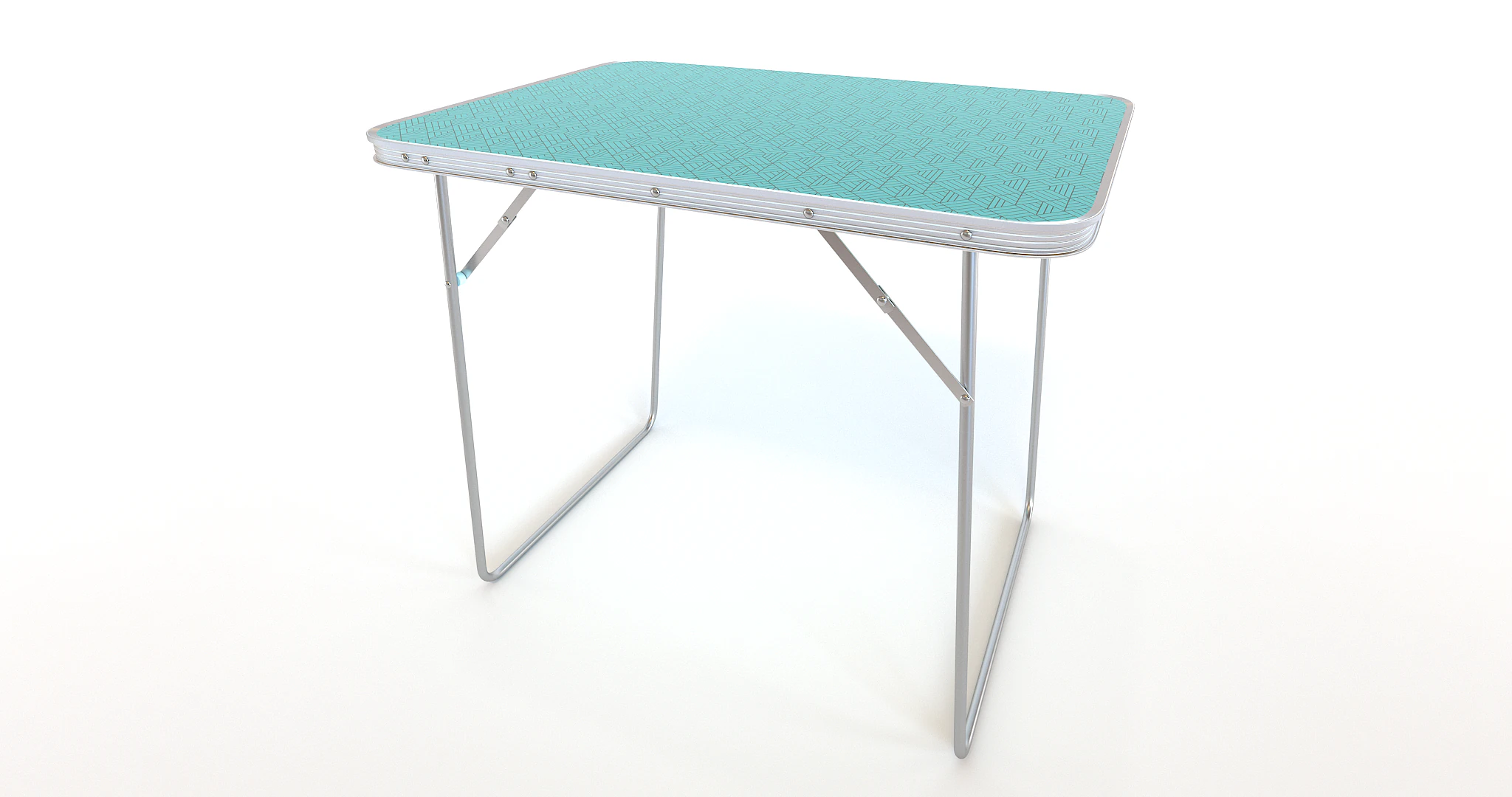 Camping Table foldable 3D Model .c4d .max .obj .3ds .fbx .stl .blend 