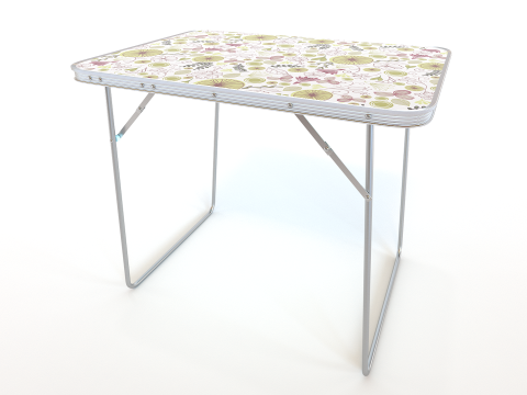 접이식 캠핑 테이블 3D 모델