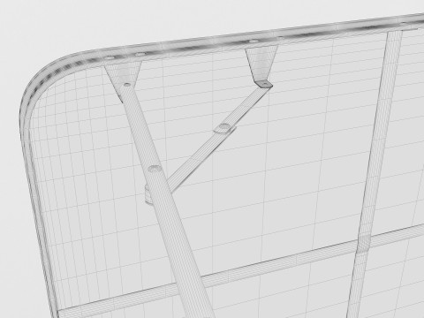 접이식 캠핑 테이블 3D 모델