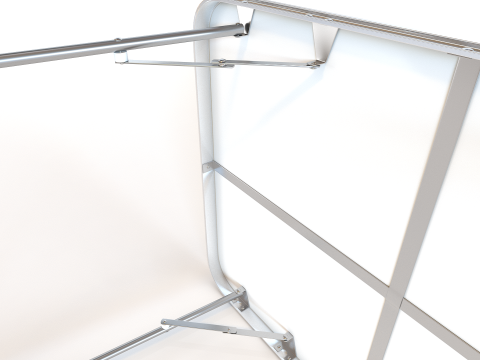 Camping Chair and Table foldable Set 3D Model