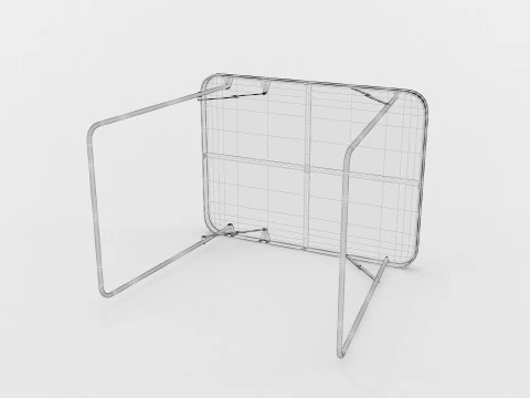 Camping Chair and Table foldable Set 3D Model