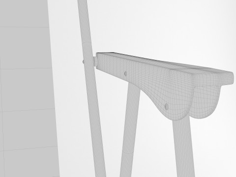 Camping Chair and Table foldable Set 3D Model