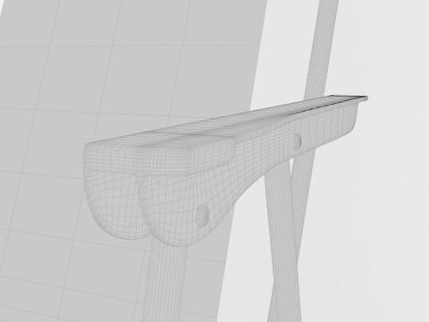 Camping Chair and Table foldable Set 3D Model