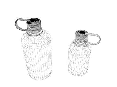 Nalgene narrow mouth Bottle Pack 3D Model