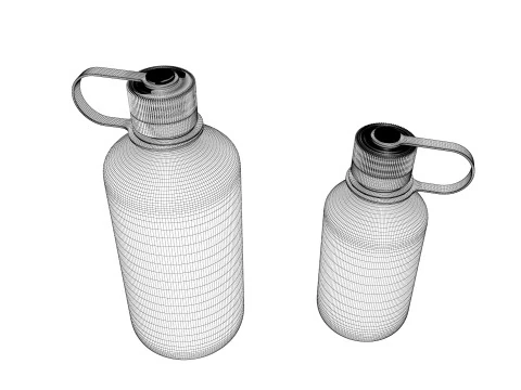 Nalgene narrow mouth Bottle Pack 3D Model