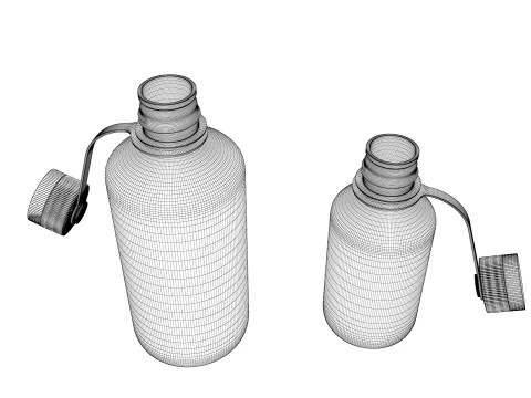 Nalgene narrow mouth Bottle Pack 3D Model