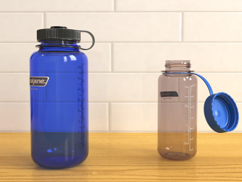 Nalgene Bottle Set Pack 3D Model