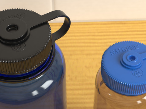 Nalgene Bottle Set Pack 3D Model