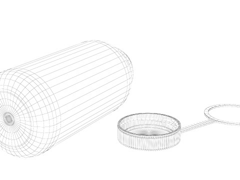 Nalgene Bottle Set Pack 3D Model