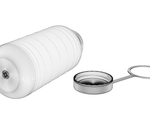 Nalgene Bottle Set Pack 3D Model