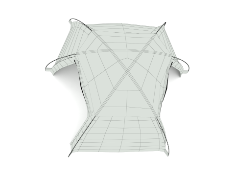 キャンプテント 3Dモデル