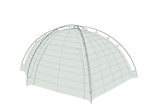 キャンプテント 3Dモデル