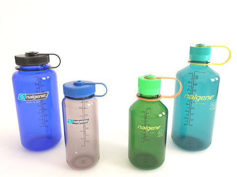 Camping Tent and equipment 3D Model