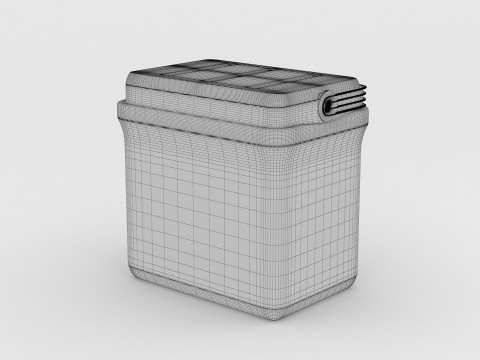 Camping Tent and equipment 3D Model