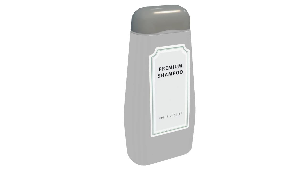 Shampoo 3D Model .c4d .max .obj .3ds .fbx .stl .blend 