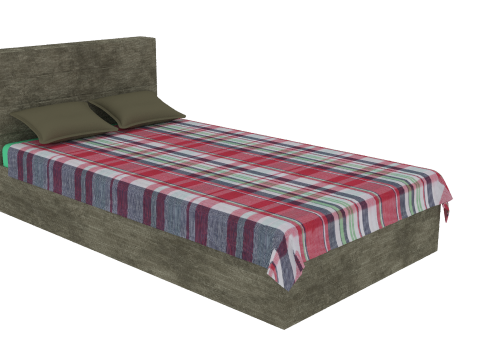 Bett 3D Modell