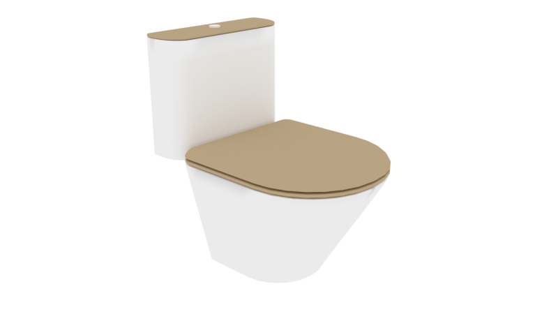Toilet Model 3D .c4d .max .obj .3ds .fbx .stl .blend 