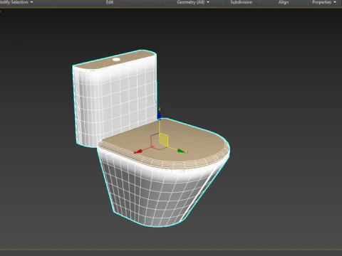 Toilet 3D Model