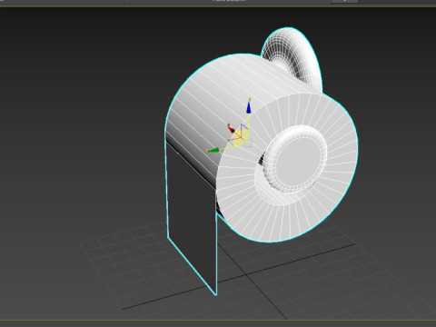 Tempat Tisu Toilet yang Terpasang di Dinding Model 3D