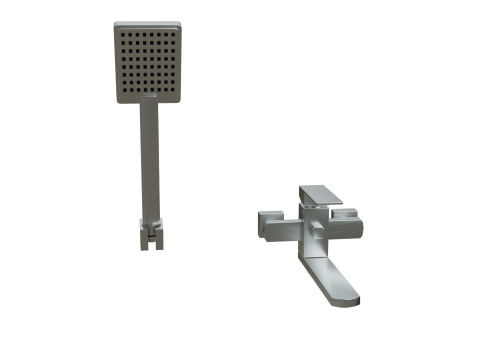 Shower with tap 3D Model