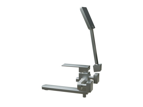 Shower with tap 3D Model