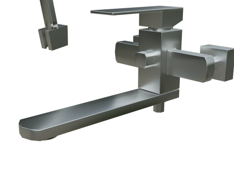 Shower with tap 3D Model