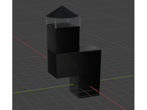 Realistic Chimney 3D Model