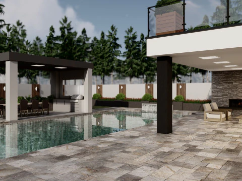 TimbraStone Residence-Villa 3D Model