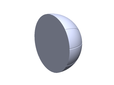 Ballon de basket Diam&egrave;tre 120 mm et 250 mm Mod&egrave;le d'impression 3D Modèles 3D en vedette