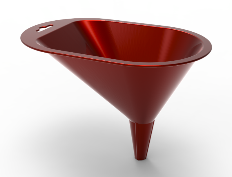 Model do druku 3D lejka Model do druku 3D .c4d .max .obj .3ds .fbx .stl .blend 