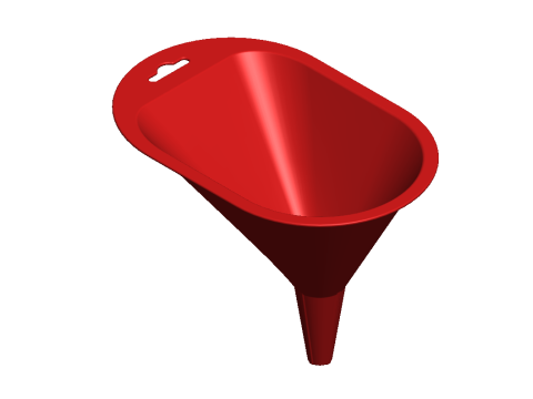 Model do druku 3D lejka Model do druku 3D