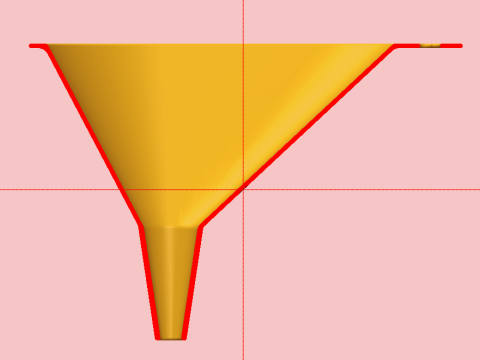 Model do druku 3D lejka Model do druku 3D