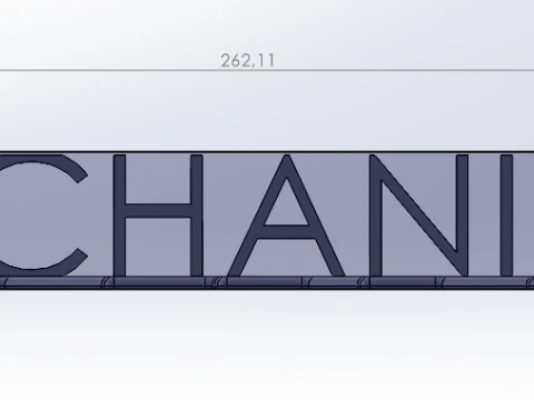 Zintegrowane logo inżynieryjne - zoptymalizowane pod kątem druku 3D Model do druku 3D