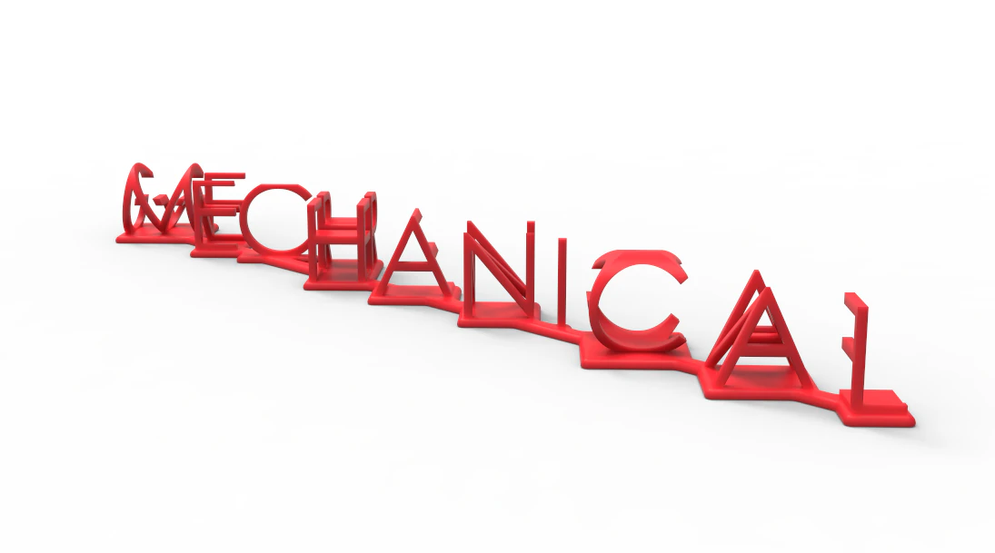 Zintegrowane logo inżynieryjne - zoptymalizowane pod kątem druku 3D Model do druku 3D .c4d .max .obj .3ds .fbx .stl .blend 