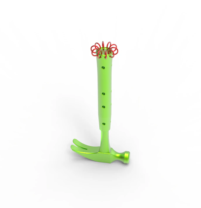 Custom Hammer Design - Multiple Versions Included 3D Print Model .c4d .max .obj .3ds .fbx .stl .blend