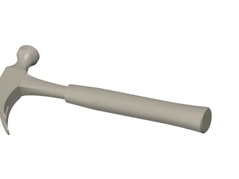 Custom Hammer Design - Multiple Versions Included 3D Print Model