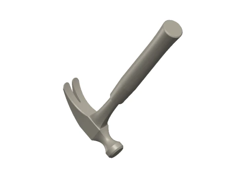 Custom Hammer Design - Multiple Versions Included 3D Print Model