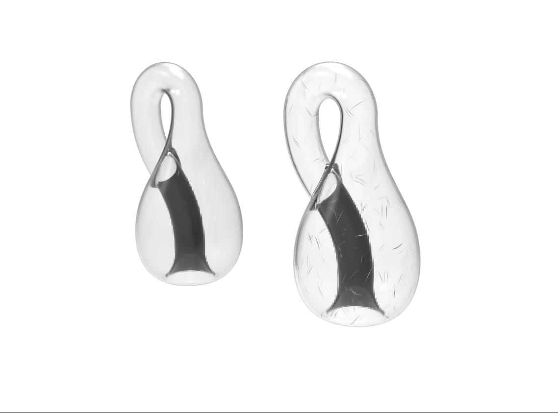 Klein Bottle - 3D Printable Math Art Keychain Multi-Format 3D Print Model .c4d .max .obj .3ds .fbx .stl .blend 