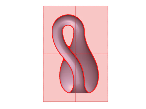 Klein Bottle - 3D Printable Math Art Keychain Multi-Format 3D Print Model