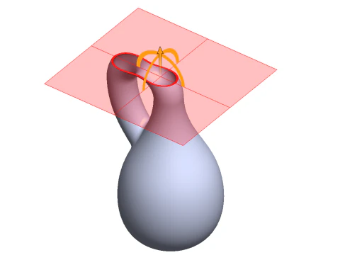 Klein Bottle - 3D Printable Math Art Keychain Multi-Format 3D Print Model