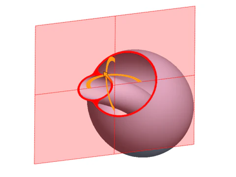 Klein Bottle - 3D Printable Math Art Keychain Multi-Format 3D Print Model