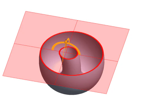 Klein Bottle - 3D Printable Math Art Keychain Multi-Format 3D Print Model
