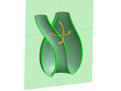 Klein Bottle - 3D Printable Math Art Keychain Multi-Format 3D Print Model