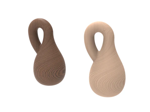 Klein Bottle - 3D Printable Math Art Keychain Multi-Format 3D Print Model