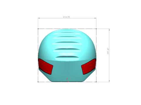 Versatile Helmet Design - 10mm Shell Thickness - Fully Scalable 3D Print Model