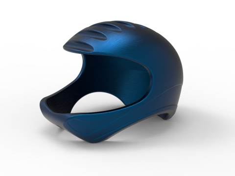 Універсальний дизайн шолома - Товщина оболонки 10 мм - Повністю масштабована 3D Принт Модель