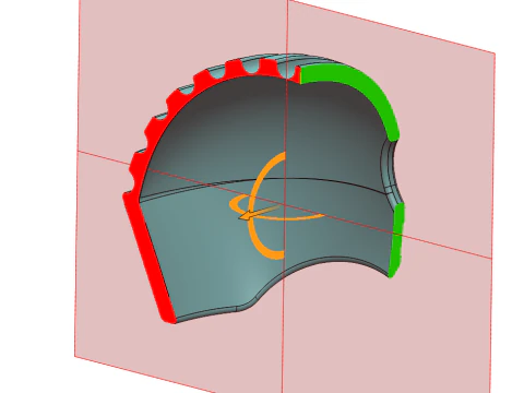 Versatile Helmet Design - 10mm Shell Thickness - Fully Scalable 3D Print Model