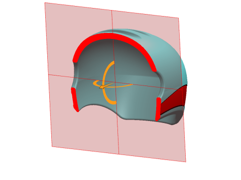 Універсальний дизайн шолома - Товщина оболонки 10 мм - Повністю масштабована 3D Принт Модель