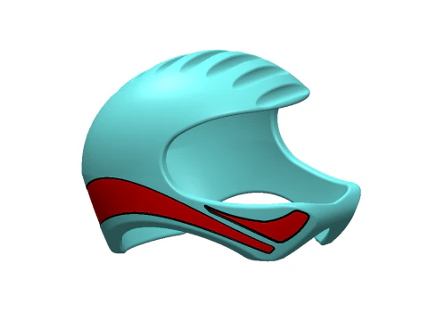Versatile Helmet Design - 10mm Shell Thickness - Fully Scalable 3D Print Model