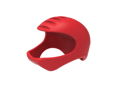 Універсальний дизайн шолома - Товщина оболонки 10 мм - Повністю масштабована 3D Принт Модель